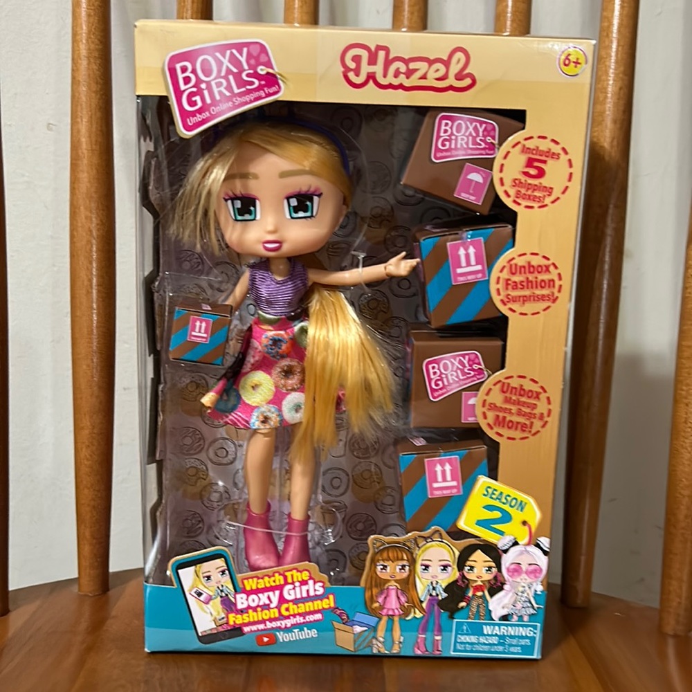 Boxy Girls Doll Hazel. Season 2 Fashion Doll with 5 Online Packages to unbox.